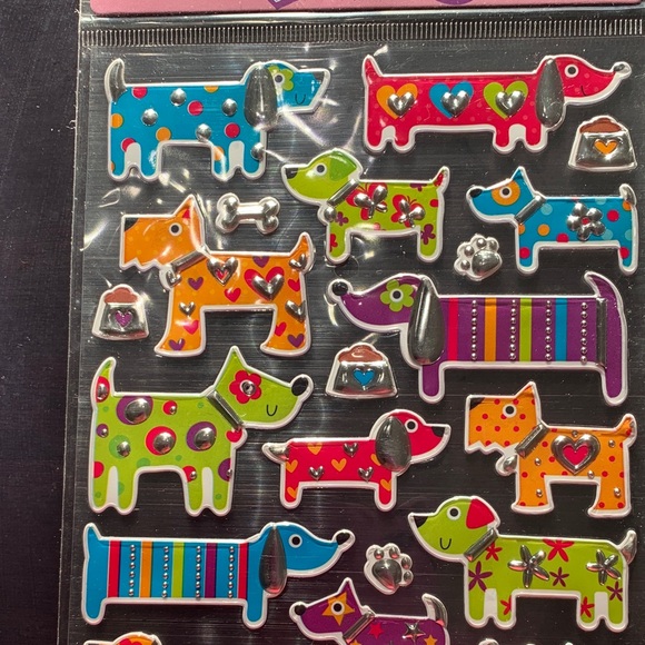 Colorful Dog Stickers Set - Picture 2 of 3